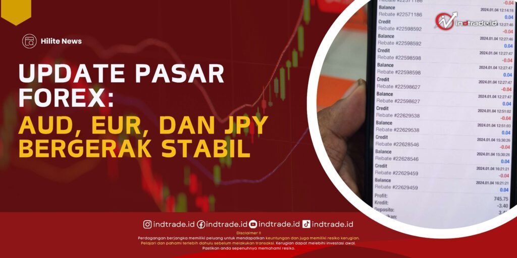 Update Pasar Forex: AUD, EUR, dan JPY Bergerak Stabil