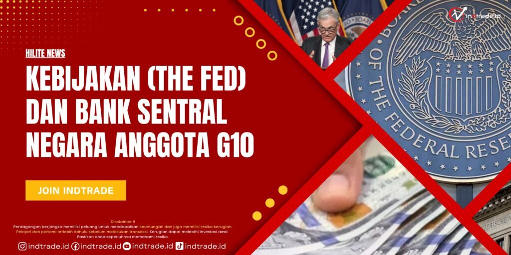 Kebijakan (The Fed) dan Bank Sentral Negara Anggota G10