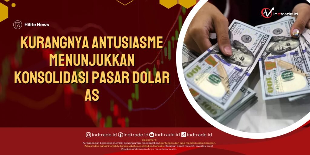 Kurangnya Antusiasme Menunjukkan Konsolidasi Pasar dolar AS