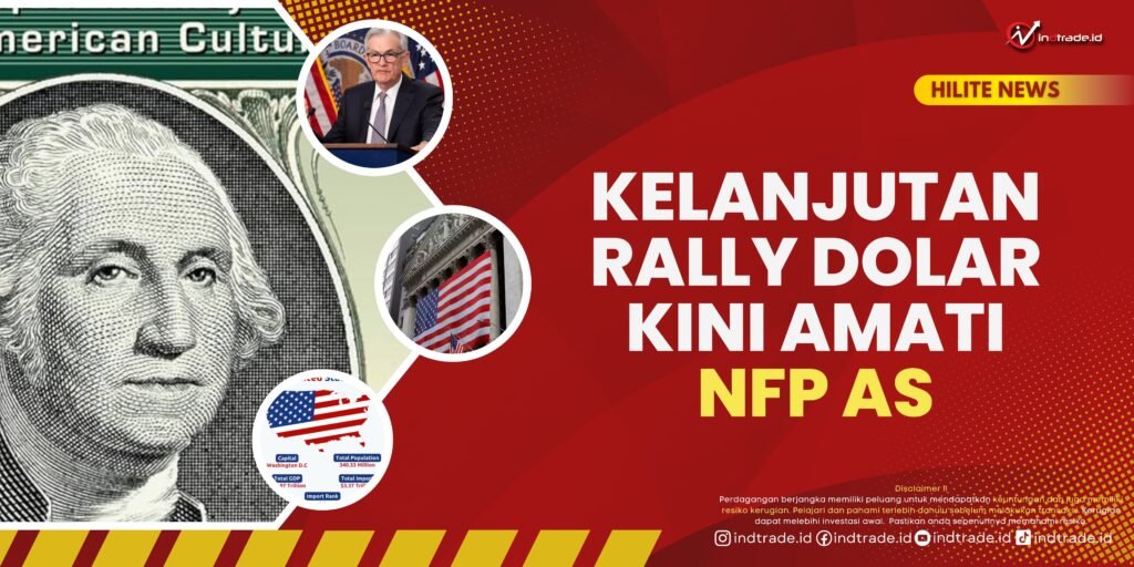 Forex Hari Ini : Kelanjutan Rally Dolar Kini Amati NFP AS