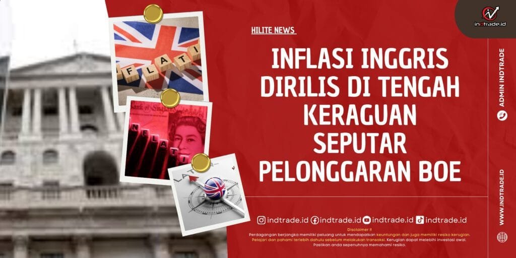 Inflasi Inggris Dirilis di Tengah Keraguan Seputar Pelonggaran BoE