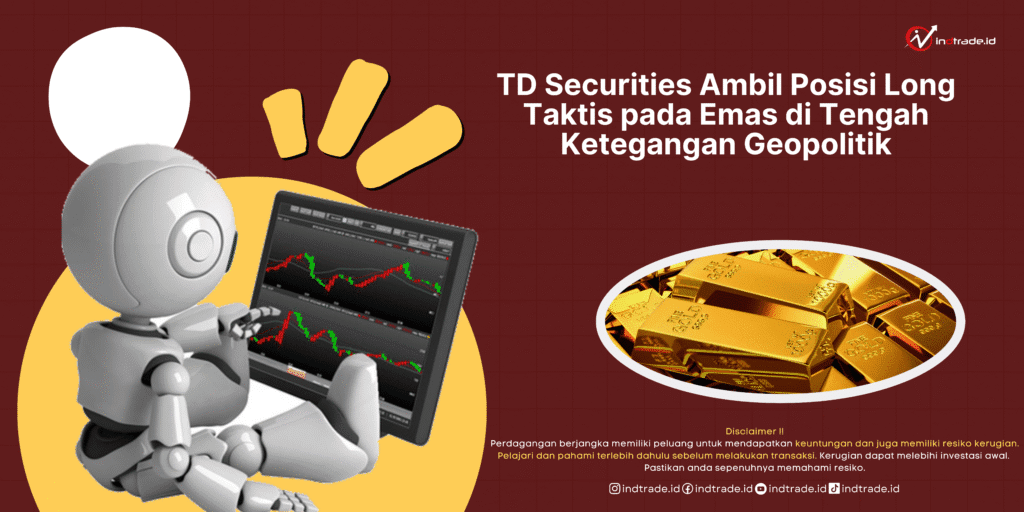 TD Securities Ambil Posisi Long Taktis pada Emas di Tengah Ketegangan Geopolitik TD Securities Ambil Posisi Long Taktis pada Emas di Tengah Ketegangan Geopolitik