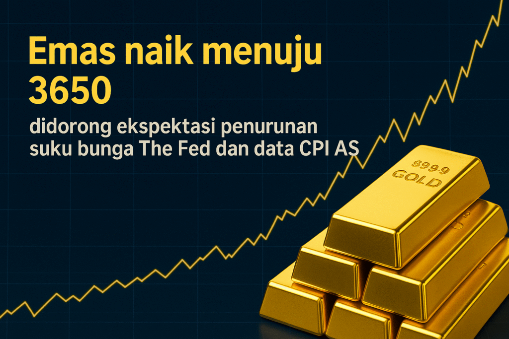 Emas Naik Menuju 3650, Pasar Tunggu CPI AS untuk Arah Selanjutnya Emas Naik Menuju 3650, Pasar Tunggu CPI AS untuk Arah Selanjutnya
