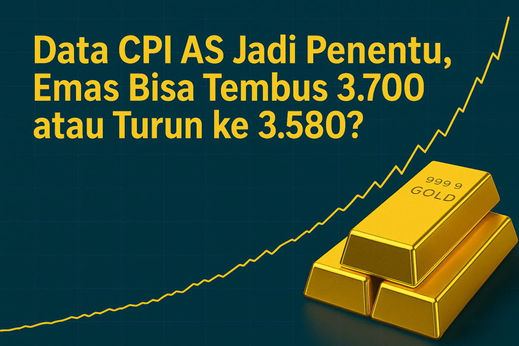 Emas Melemah Menjelang IHK AS di Tengah Kenaikan USD